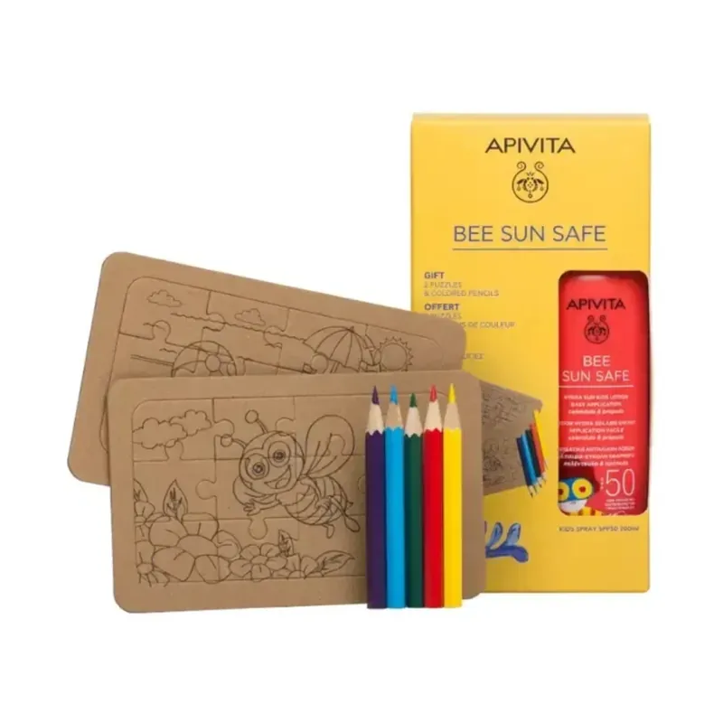 Hydra sun spray infantil SPF50 Apivita + REGALO Garantía Incluida