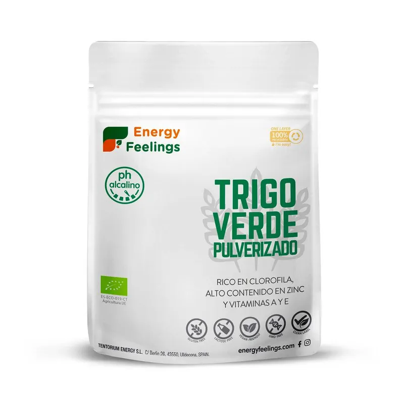 Promoción Exclusiva Hierba De Trigo Verde BIO en polvo Energy Feelings 200 g