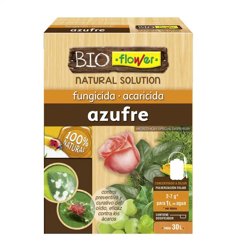 Precio De Fábrica Fungicida acaricida Azufre Bioflower 6x15 g