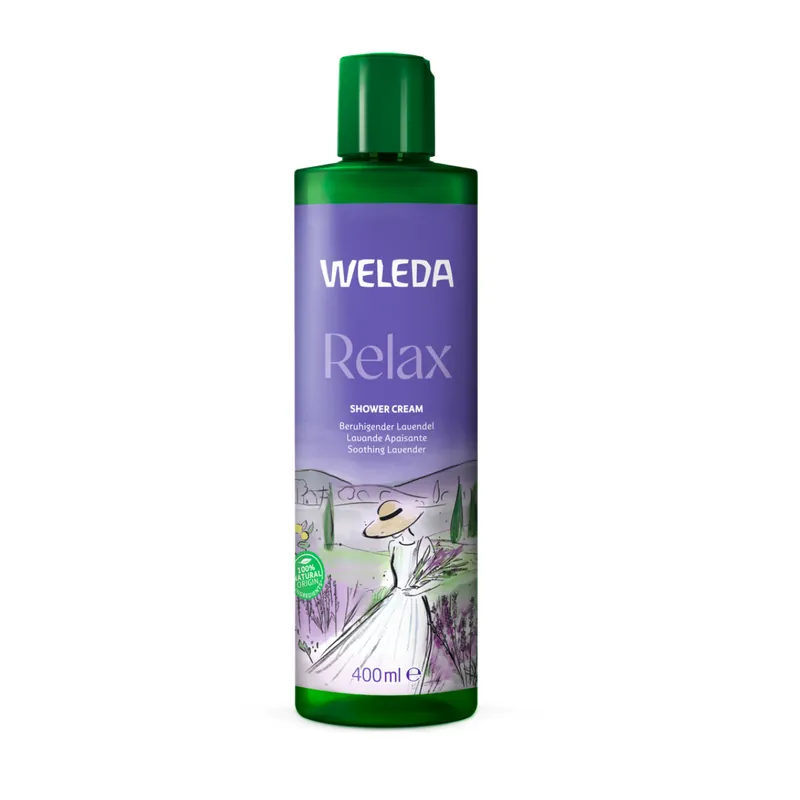 Certificado Gel de ducha cremoso Relax Lavanda Weleda 400ml