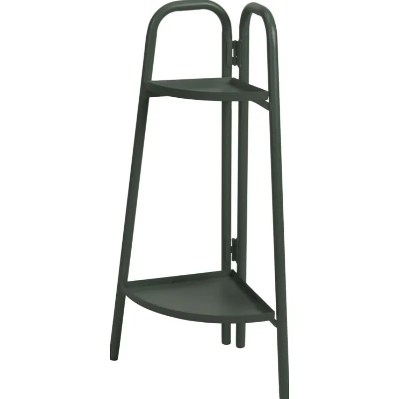 Nueva Colección Estanteria Rinconera Acero Plantas Gris Mate Claro