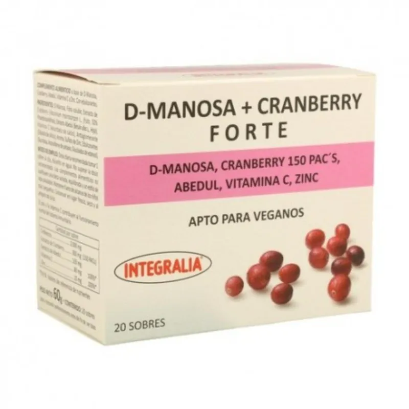 Pedido Al Por Mayor D-Manosa + Cranberry 20 Sobres