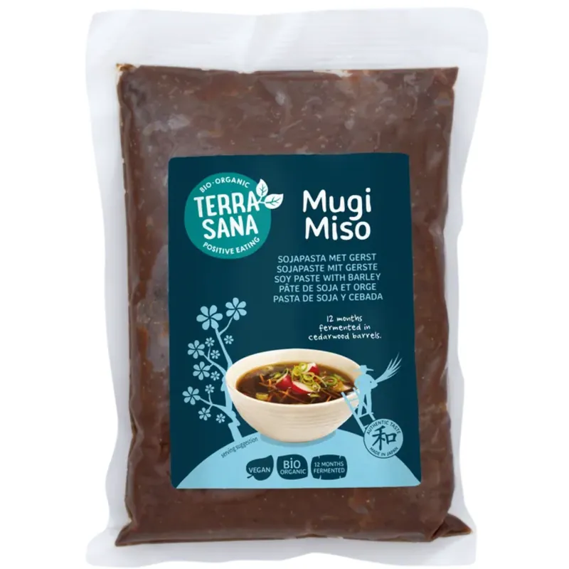 Mejor Calidad Mugi miso BIO (Muso) Terrasana, 400 gr