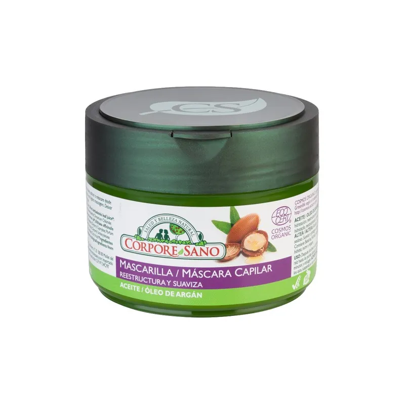 Mascarilla capilar aceite de argán Corpore Sano 250 ml Envío Internacional
