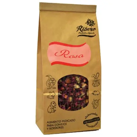 Hierbas Gourmet Rosa conejos y roedores 90 g Ribero Devolución Gratuita