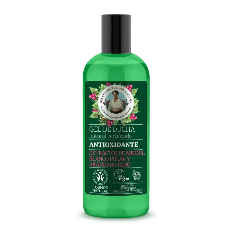 Gel de ducha natural certificado Antioxidante Agafia Natura Siberica 260 ml Comprar En Línea