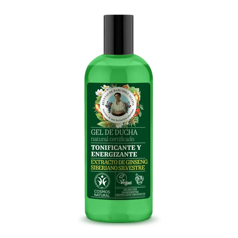 Compra Hoy Gel de ducha natural certificado Tonificante y Energizante Agafia Natura Siberica 260 ml