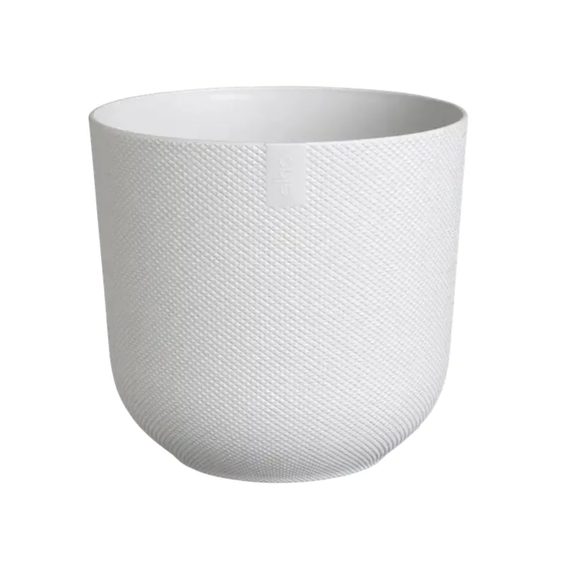 Macetero jazz round silky white Elho 35 cm Pago Seguro