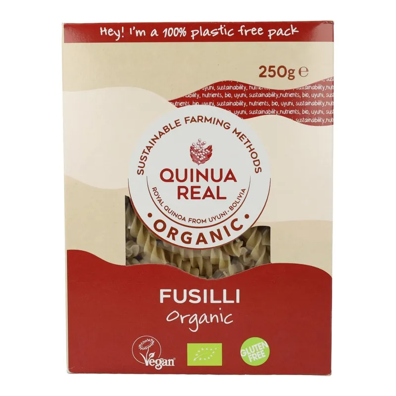 Fusilli de Arroz y Quinoa Real Bio Sin gluten Quinua Real 250 g A Buen Precio