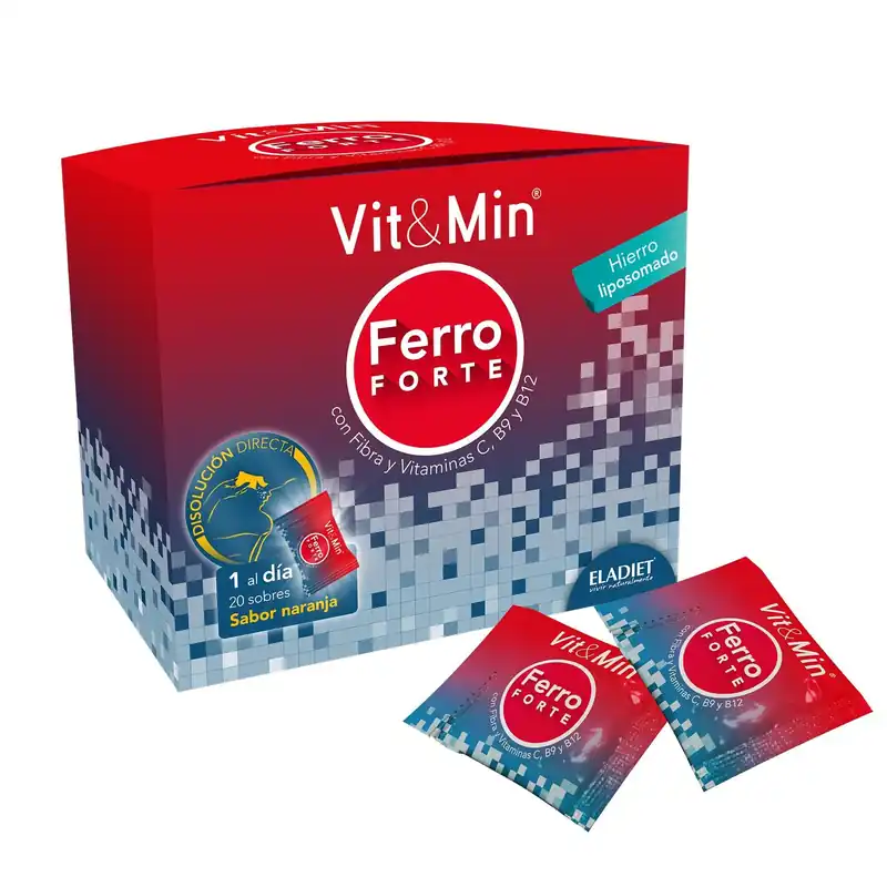 Ferro forte Vit&min Eladiet 20 Sobres Promoción Exclusiva