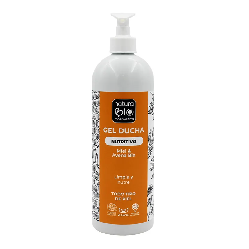 Gel de ducha nutritivo miel y avena bio Naturabio 740 ml Ordenar Ahora Mismo