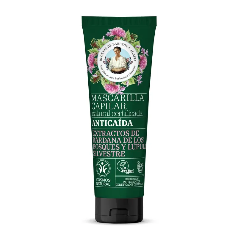 Mascarilla capilar natural certificada Anticaída Agafia Natura Siberica 200 ml Exclusivo