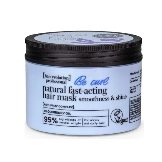 Mascarilla capilar natural de rápida acción «Be curl» Suavidad y brillo Natura Siberica 150 ml Nuevo Modelo