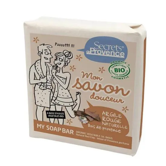 Devolución Gratuita Jabón pastilla arcilla roja Secrets de Provence 100 g