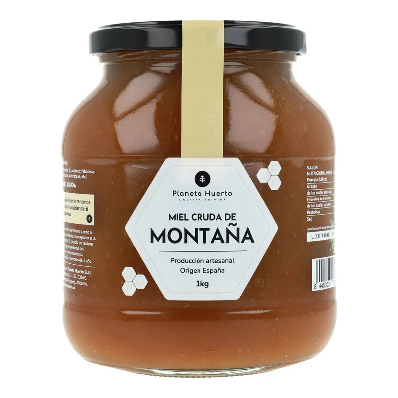 Gran Oferta Miel Cruda de Montaña Planeta Huerto 1 Kg