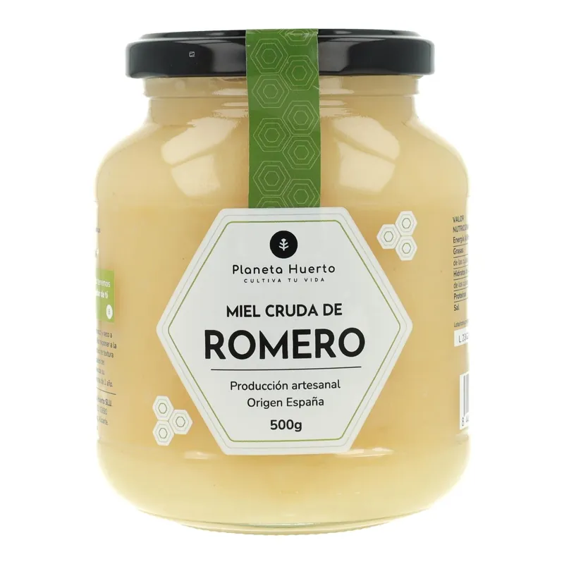 Stock Limitado Miel Cruda de Romero Planeta Huerto 500 gr