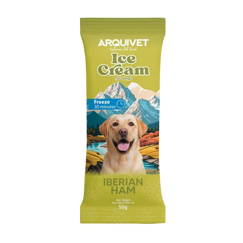 Premium Ice Cream Helado de Jamón Ibérico para perros Arquivet 50 g