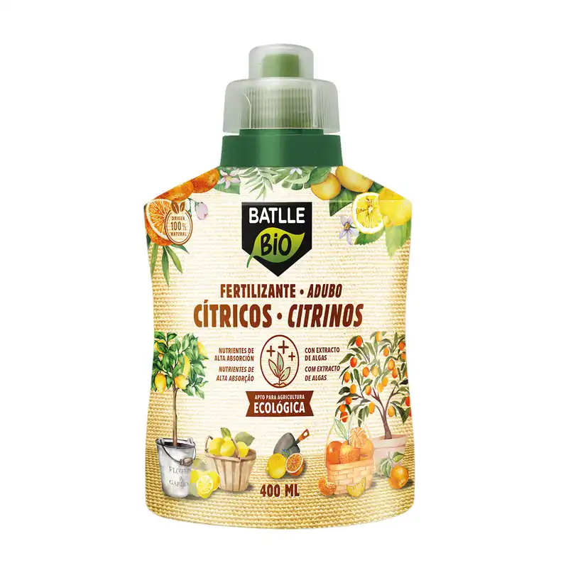 Lujoso Fertilizante Cítricos Batlle Bio 400 ml