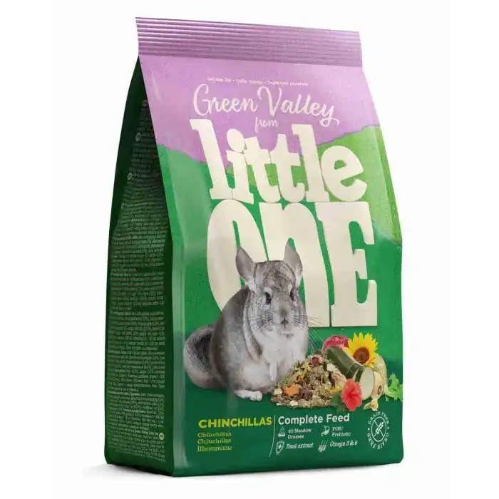 Little One Green valley Alimento Chinchillas 750 g Marca Reconocida