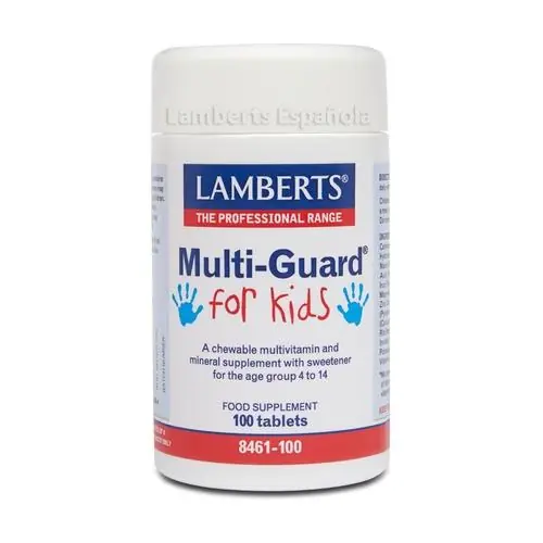 Multi-Guard para Niños. Vitaminas y Minerales Lamberts, 100 tabletas masticables Súper Precio