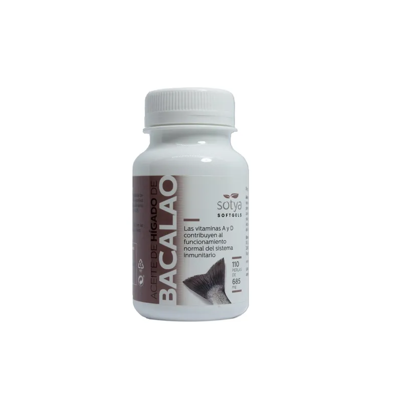 Higado Bacalao Sotya 685 Mg 110 Perlas Compra Hoy