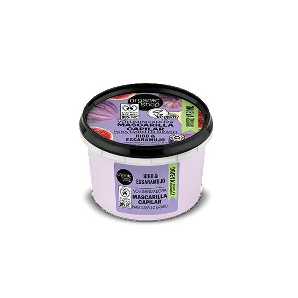 Mascarilla capilar volumen para pelo graso Organic Shop 250 ml Hecho A Mano