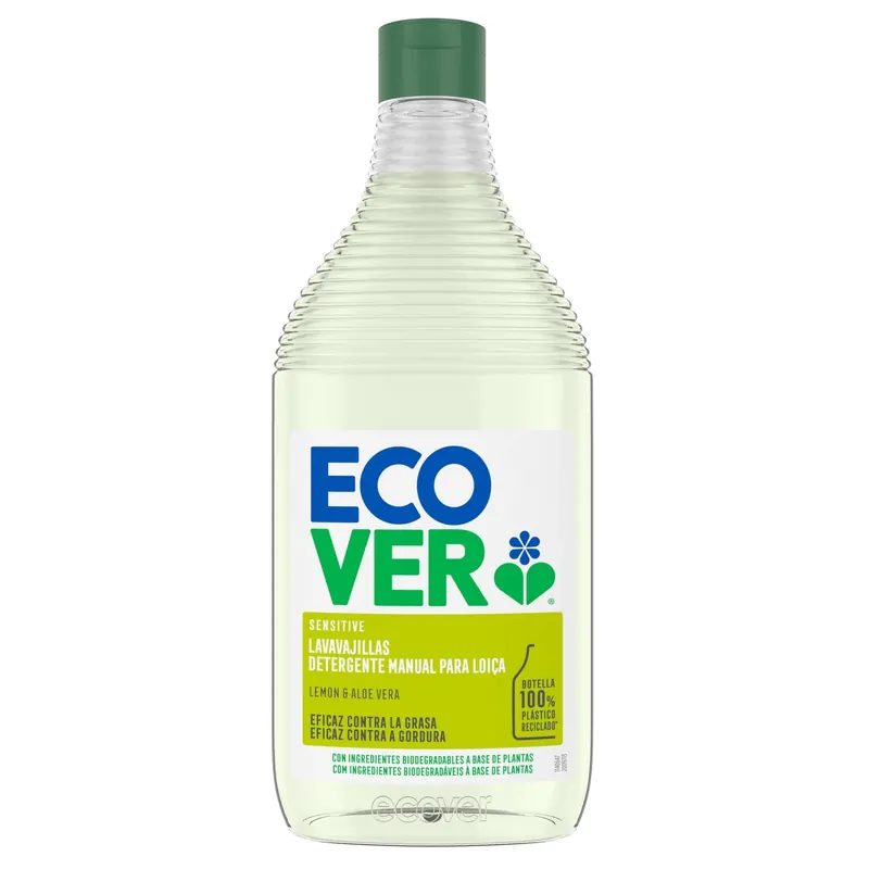 A Buen Precio Lavavajillas Desengrasante de Limón y Aloe Vera Ecover 450 ml