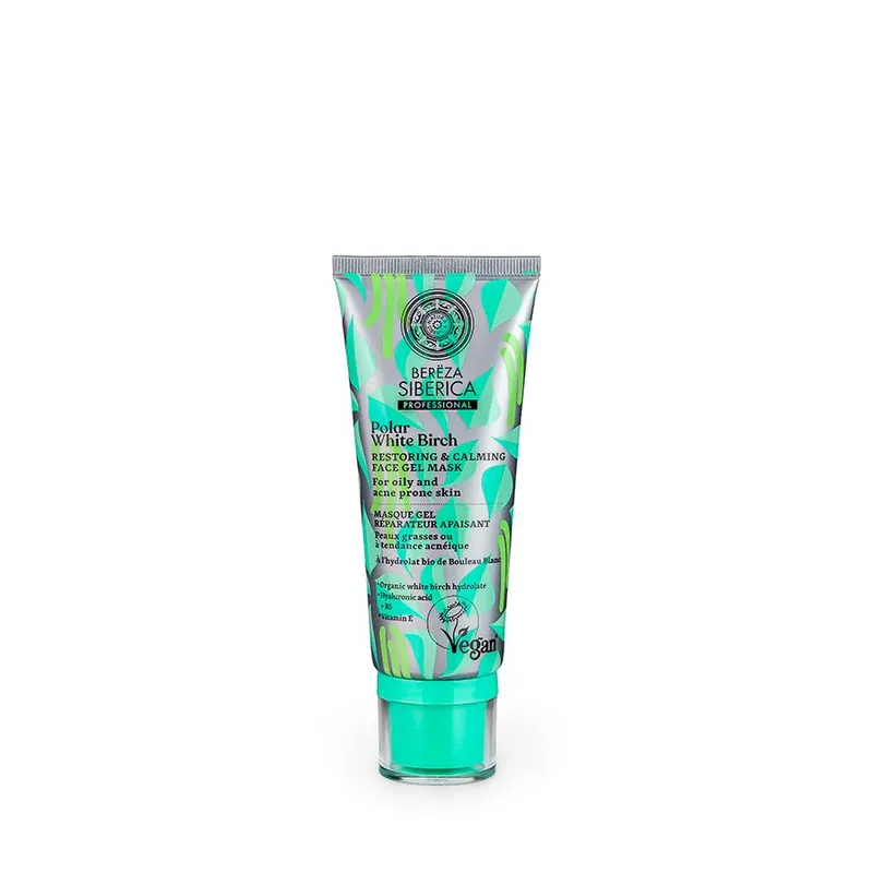 Marca Reconocida Mascarilla de gel Reparadora y Calmante Bereza Natura Siberica 100 ml