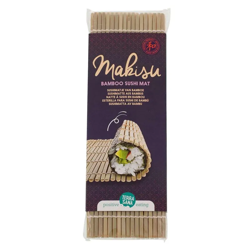 Esterilla de bambú para sushi Terrasana, 1 und Envío Inmediato