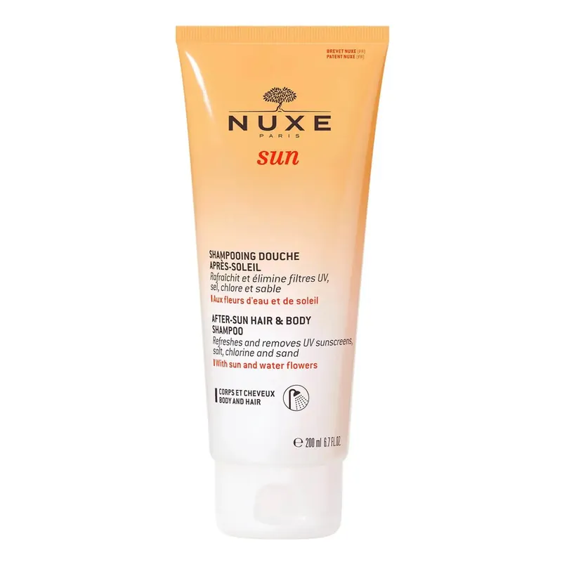 De Moda Nuxe Sun Champú de ducha After-sun para cuerpo y cabello Nuxe 200ml
