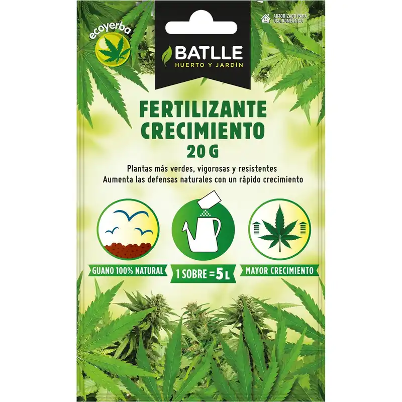 Fertilizante Ecoyerba Crecimiento sobre para 5 L Batlle Oferta Flash