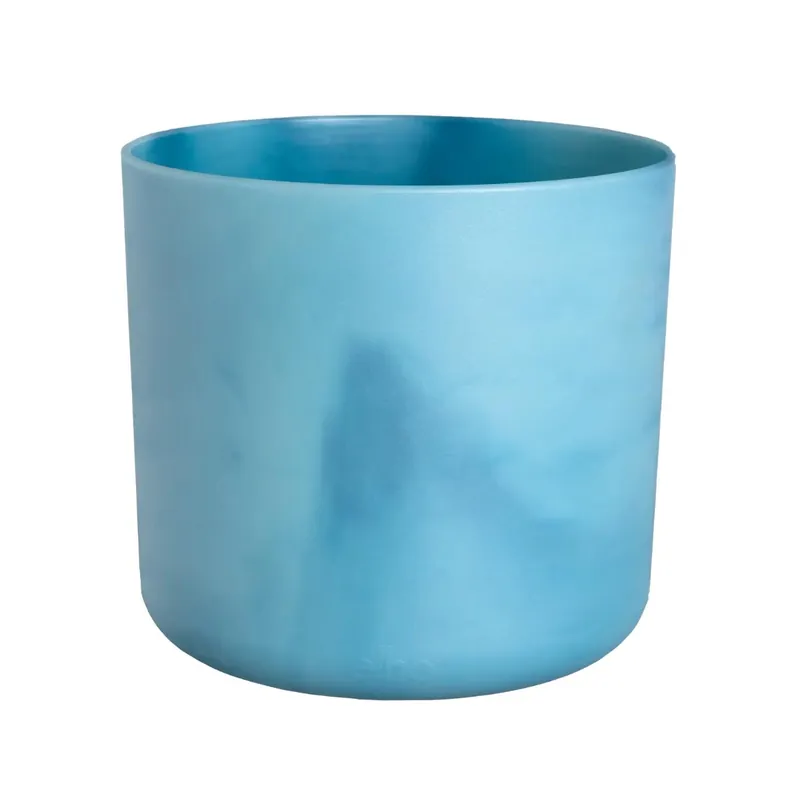 Macetero reciclado Ocean Round Elho azul atlántico 22 cm Nueva Colección