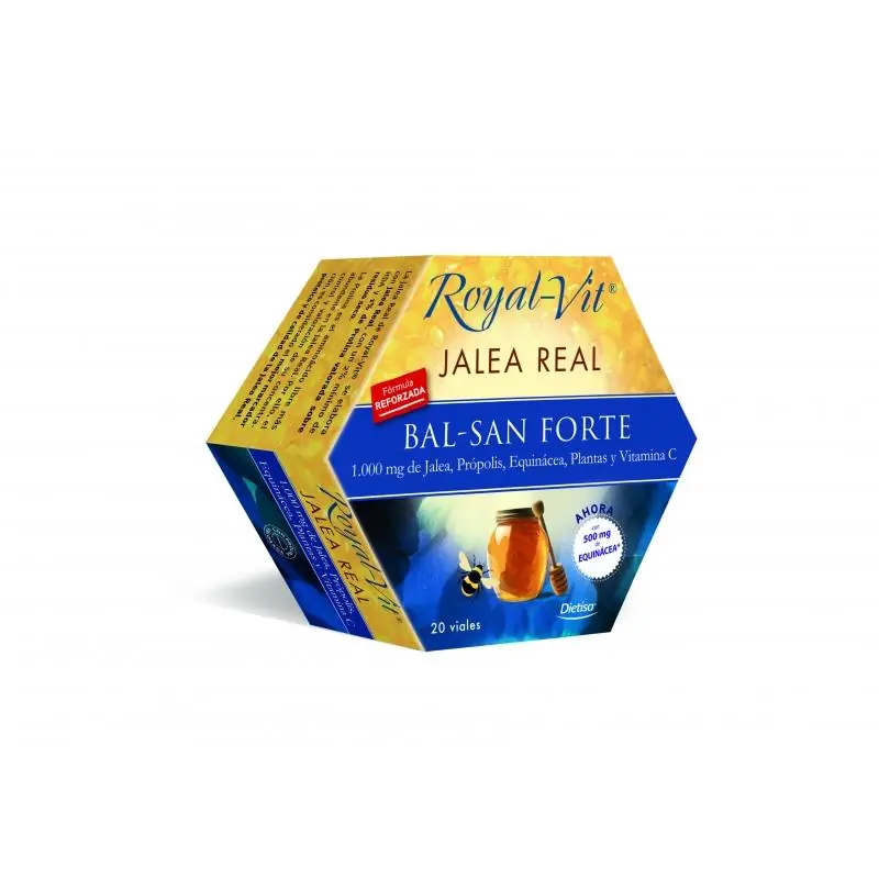 Jalea Real Bal-San Própolis, Equinácea y Vit C Royal Vit 20 viales Precio De Oferta