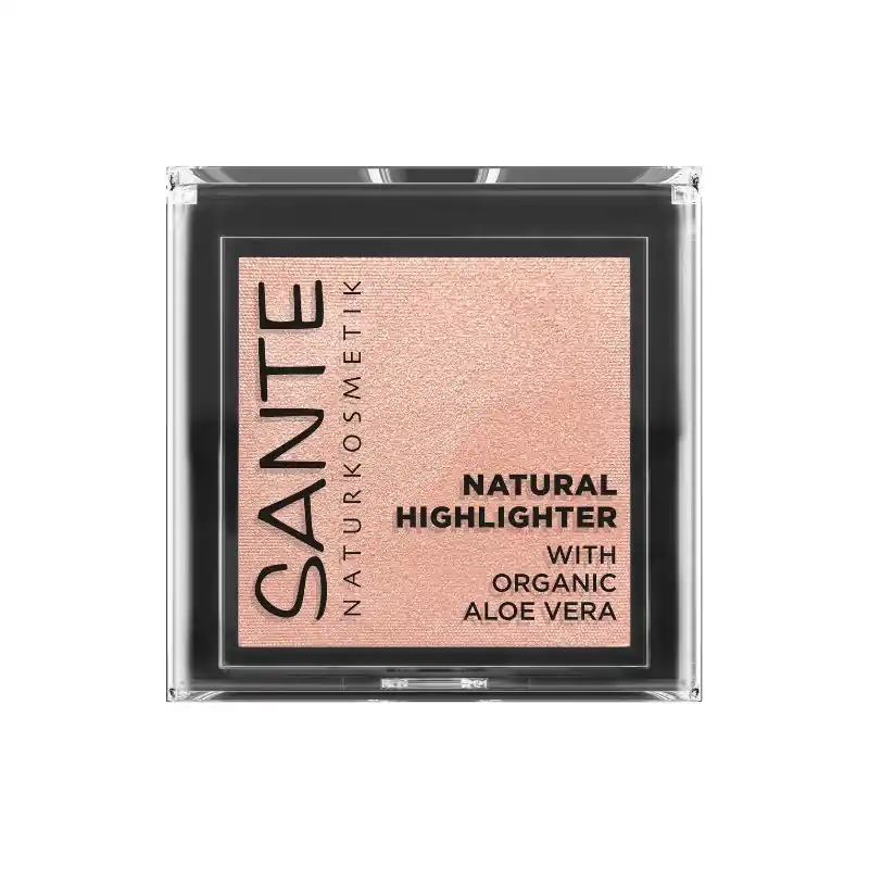 Auténtico Iluminador Natural 02 Glowy Ros, Sante, 7g