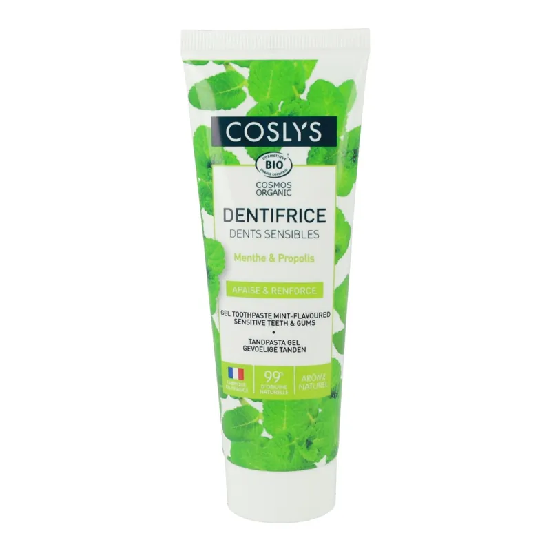 Gel dentífrico para dientes y encías sensibles Coslys 75 ml Nueva Colección