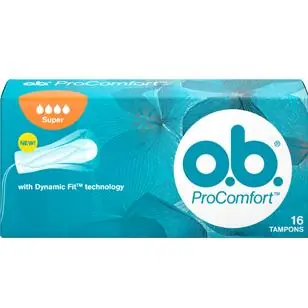 Devolución Gratuita O.B. Tampones ProComfort Super 54 unidades