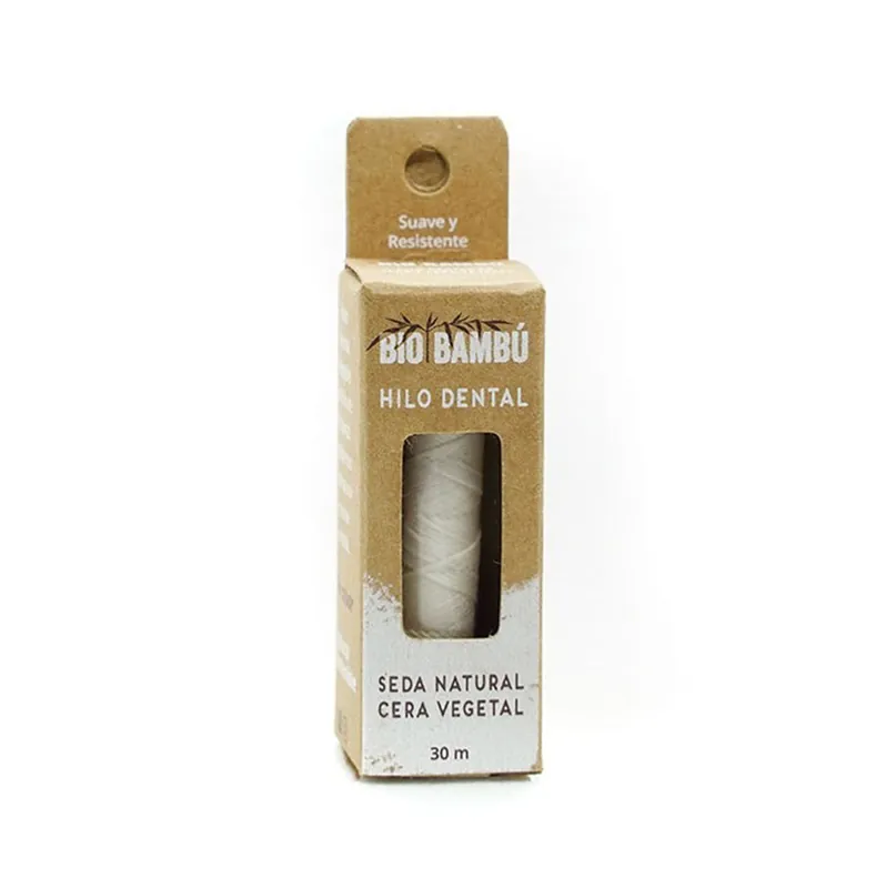 Hilo dental cera vegetal, Bio Bambú, 30 metros A Buen Precio