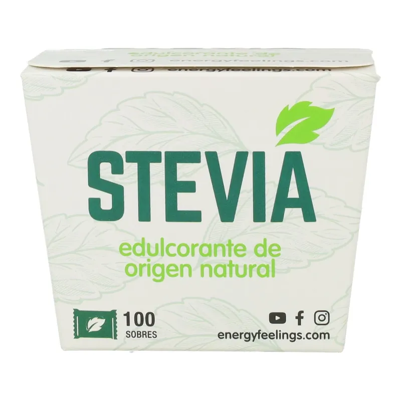 Estevia sobres individuales Energy Feelings 100 uds Oferta De Temporada