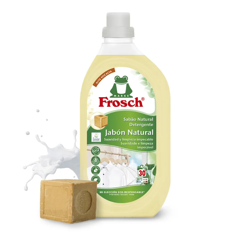 A Buen Precio Detergente jabón natural, Frosch, 1500 ml