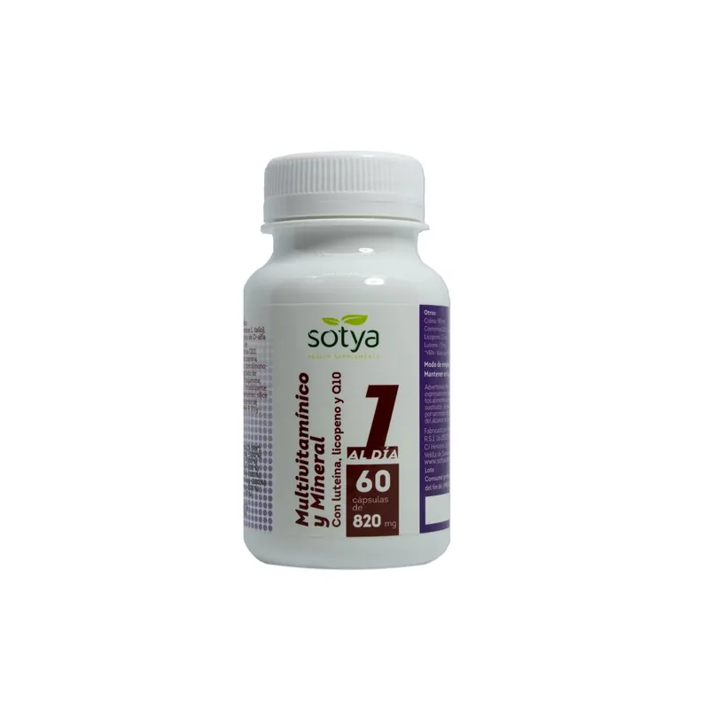 Multivitaminico Y Mineral Sotya 820Mg 60 Cap Solo Hoy