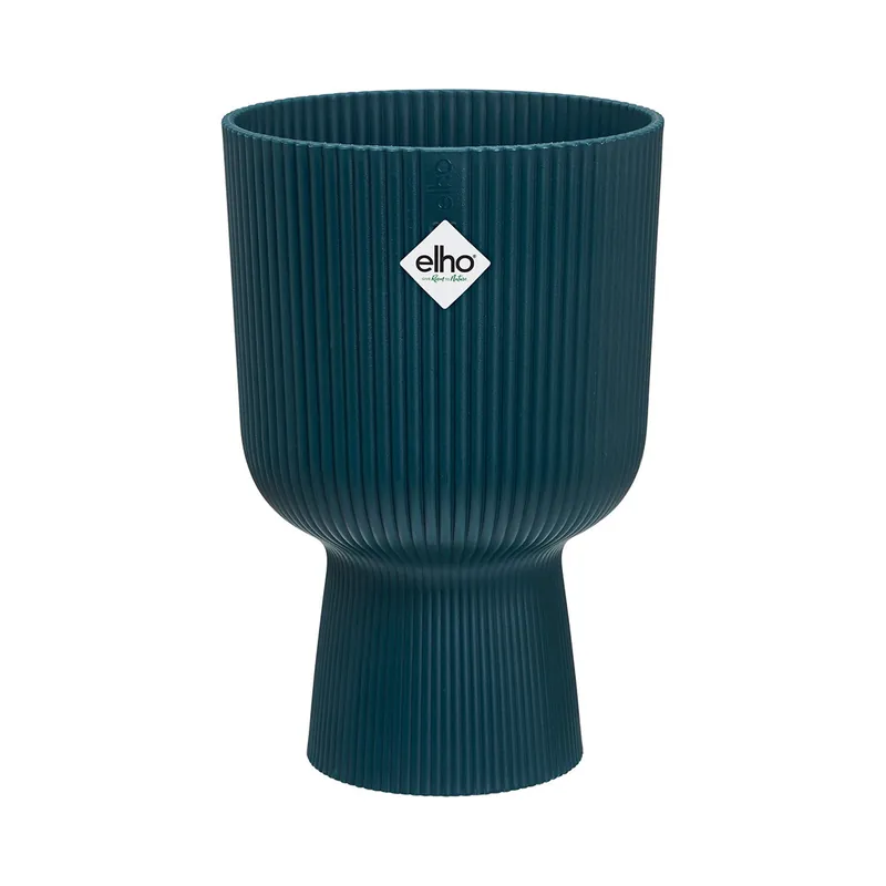 Macetero vibes fold coupe deep blue Elho 30 cm Garantía Incluida