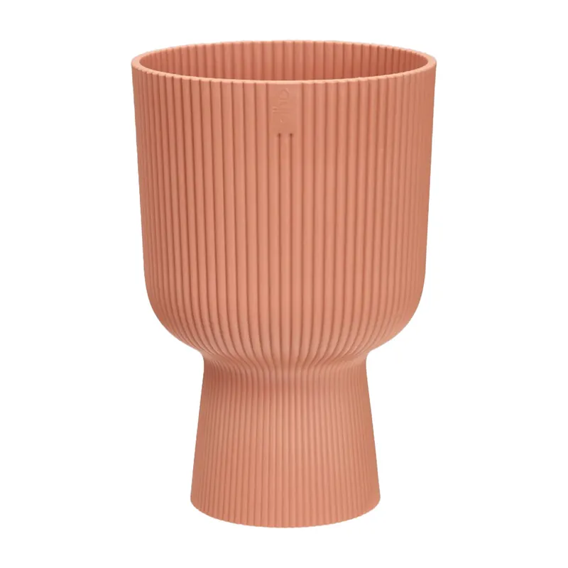 Macetero vibes fold coupe delicate pink Elho 14 cm Súper Precio