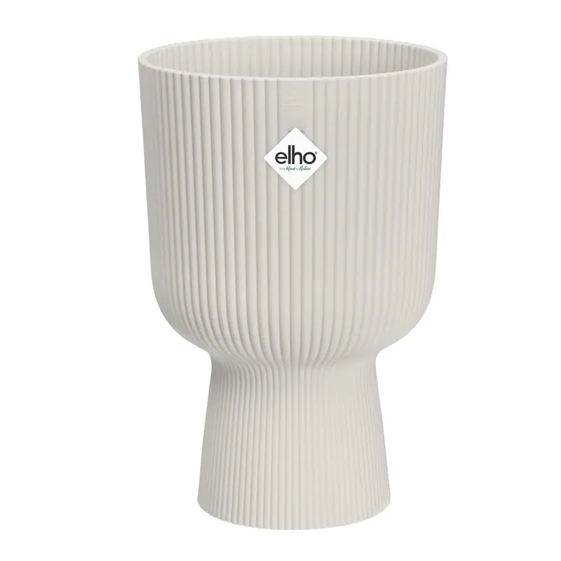 Macetero vibes fold coupe silky white Elho 14 cm Descuento