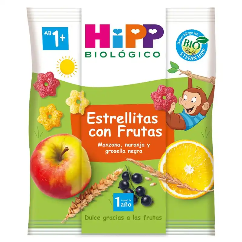 Estrellitas con frutas bio +12 meses HiPP 30 g Oferta Especial