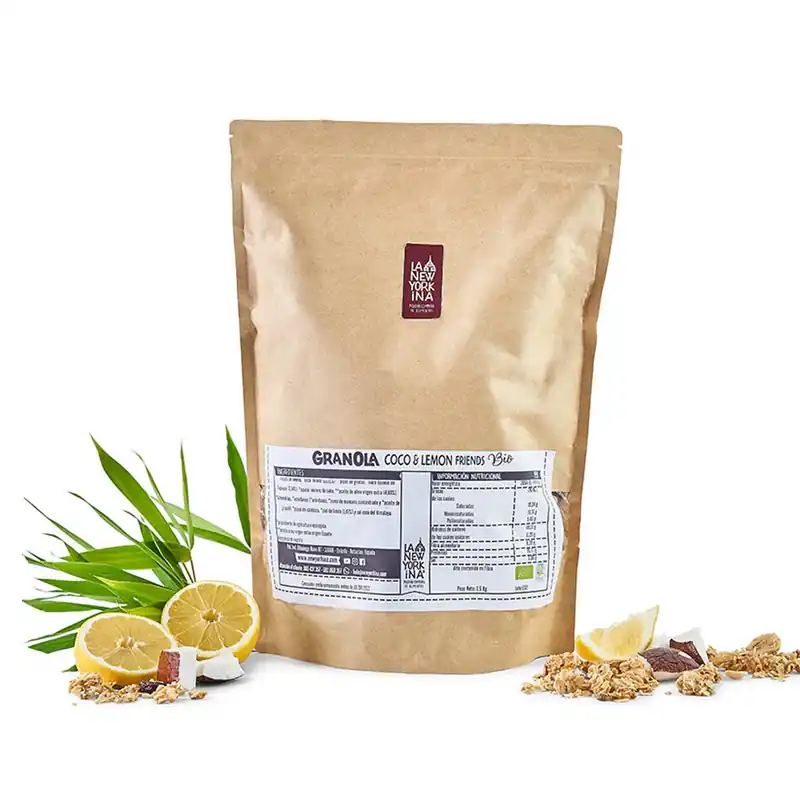 Solo Por Tiempo Limitado Granola Coco & Lemon Friends La Newyorkina 1,5 Kg