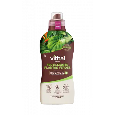 Fertilizante Plantas Verdes Biosphere+ Eco 1 L Vithal Garden Envío Internacional
