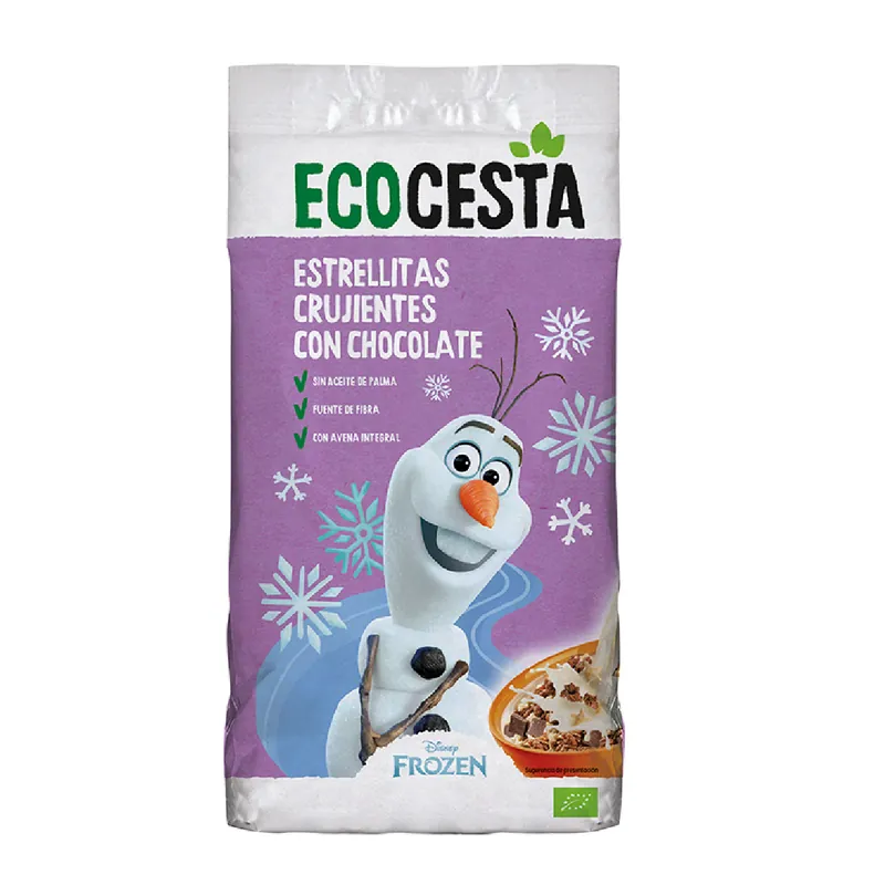 Estrellitas de Cereales Crujientes con Chocolate Bio KIDS edición Disney Ecocesta 375 gr Pago Seguro