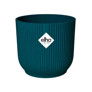 Macetero vibes fold round deep blue Elho 30 cm Ocasión Especial