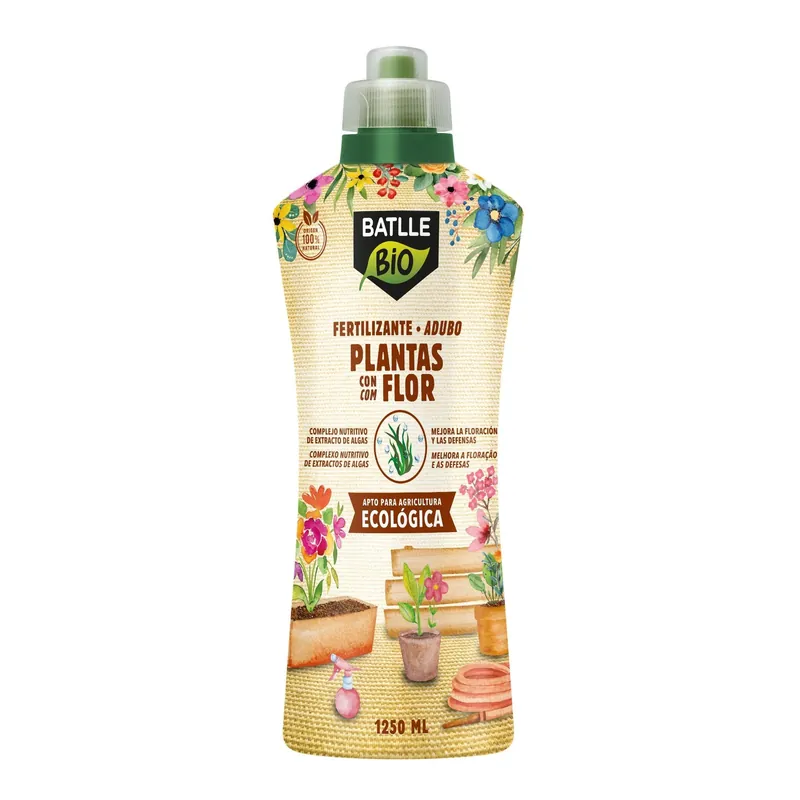 Última Oportunidad Fertilizante Plantas con Flor Batlle Bio 1250 ml