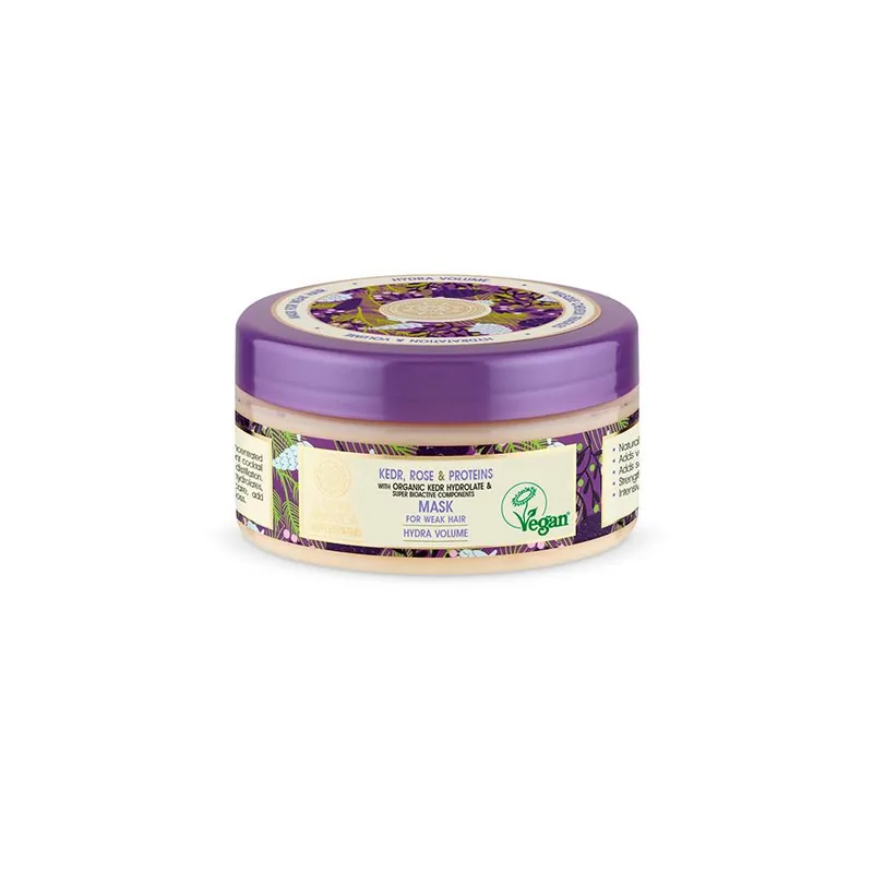 Mascarilla para cabello Débil Pino, Rosa y Proteínas Natura Siberica 400 ml Económico